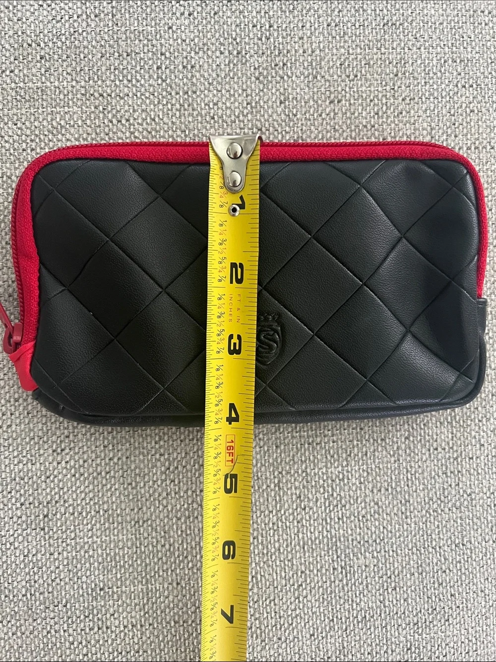 SILCA BORSA ECO Quilted Leather Cycling Wallet Black & Red Ride‑Ready Gear Case